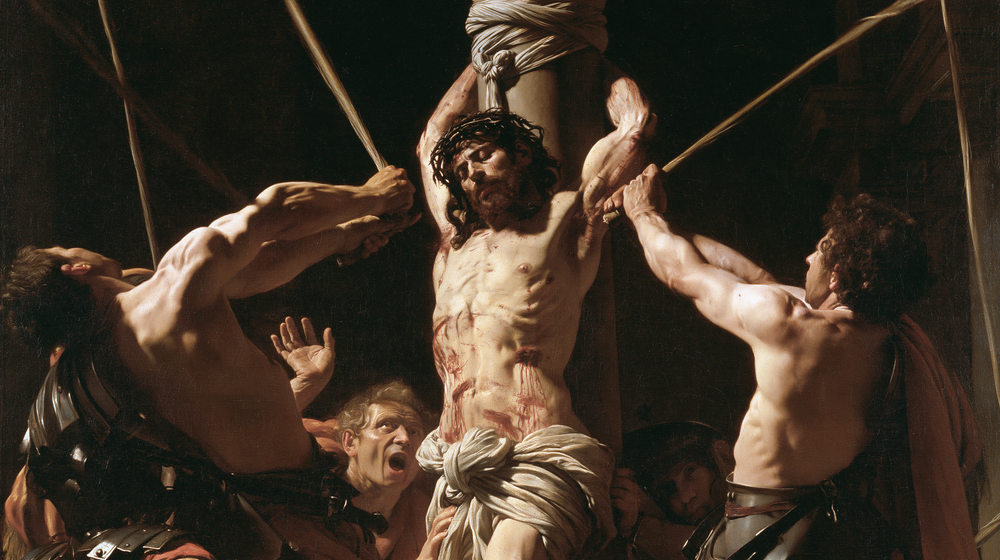 The Flagellation of Christ - Explosion of movement · Landscape n°14 - אמנות נוצרית