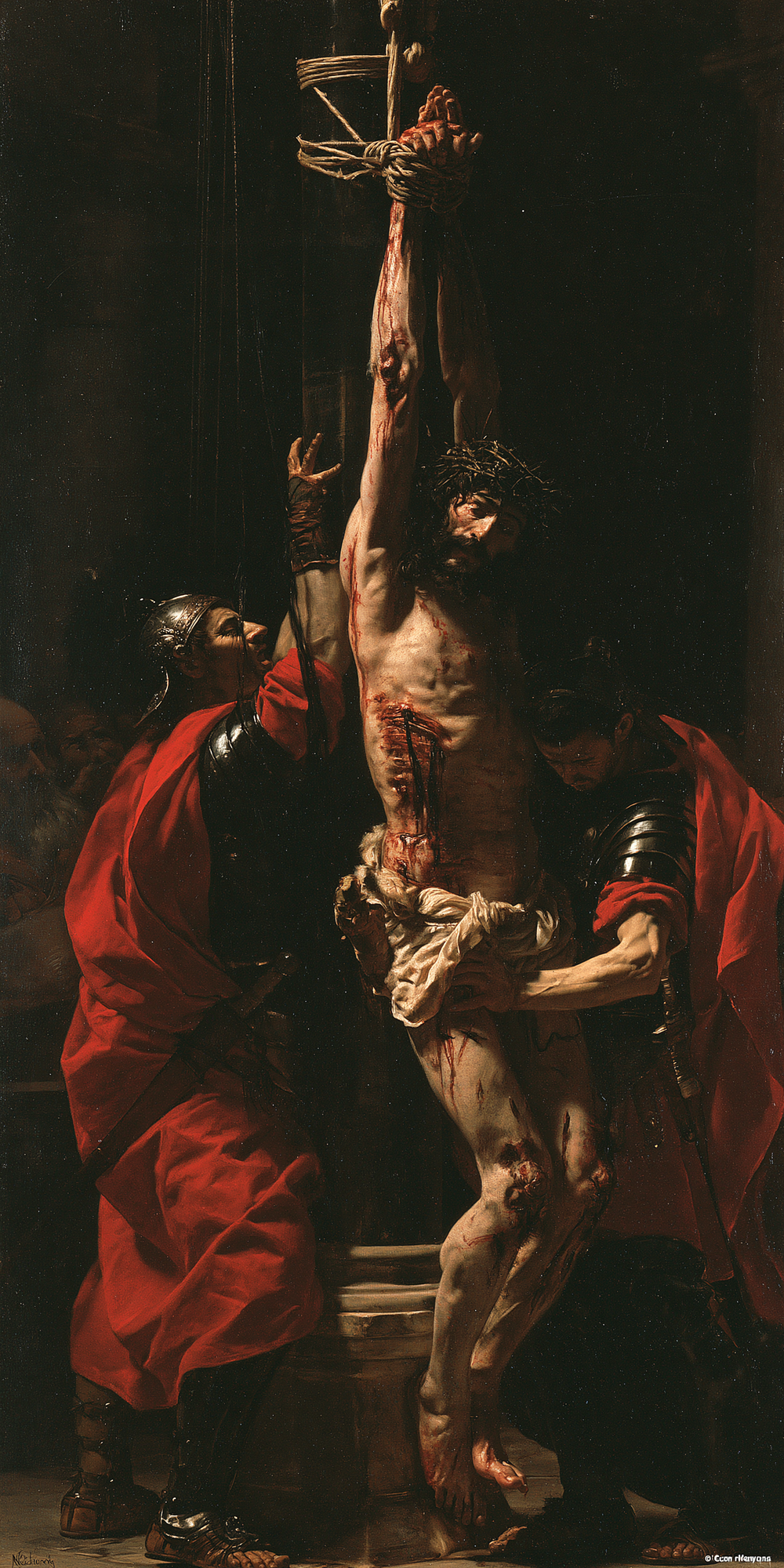 The Flagellation of Christ - אקספרסיוניסטי · דיוקן n° 1 - אמנות נוצרית