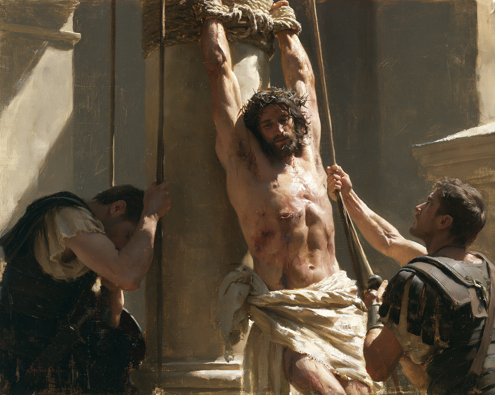 The Flagellation of Christ - Impressionist · Landscape n° 5 - אמנות נוצרית