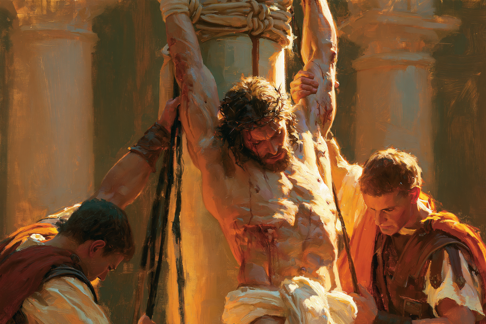 The Flagellation of Christ - Impressionist · Landscape n° 9 - אמנות נוצרית