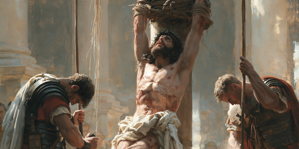 The Flagellation of Christ - Impressionist · Landscape n°11 - אמנות נוצרית