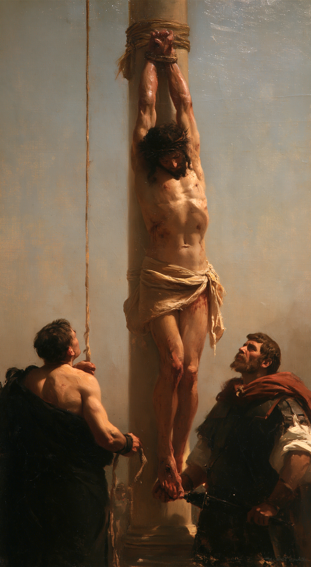 The Flagellation of Christ - Impressionist · Portrait n°5 - אמנות נוצרית