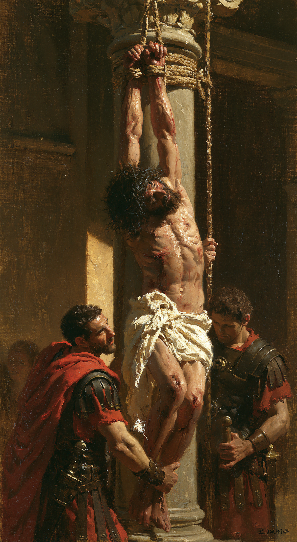 The Flagellation of Christ - Impressionist · Portrait n°6 - אמנות נוצרית