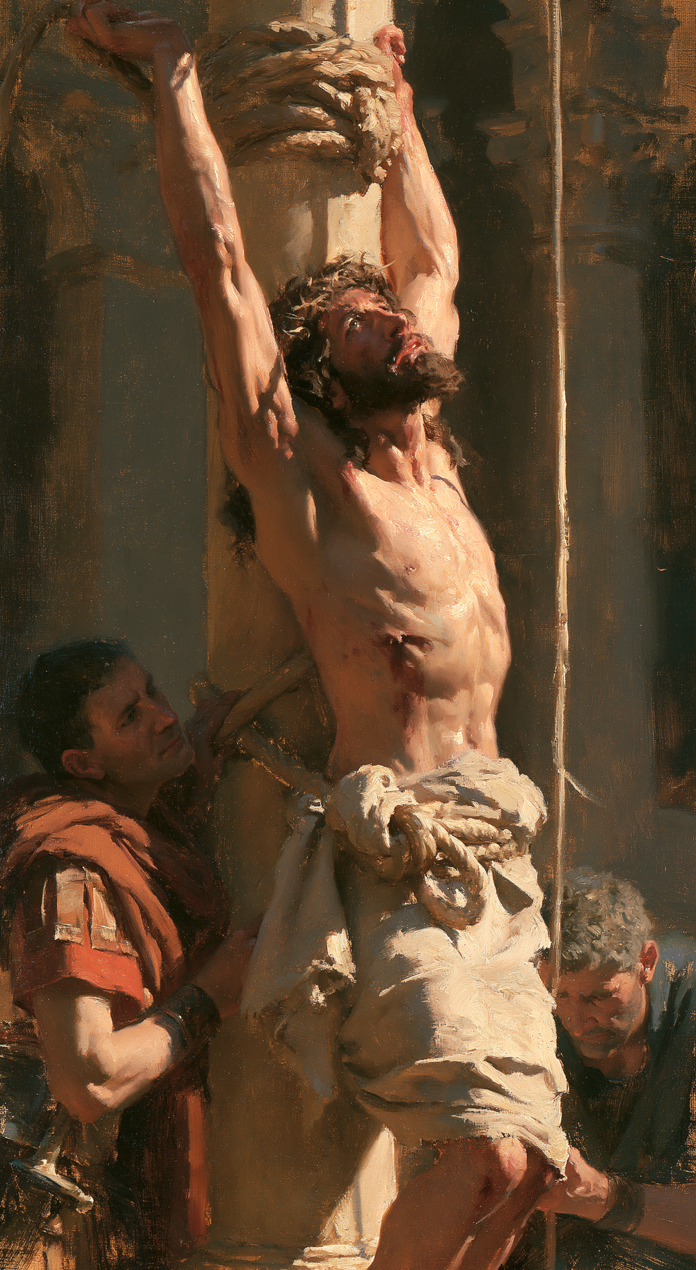 The Flagellation of Christ - Impressionist · Portrait n°7 - אמנות נוצרית