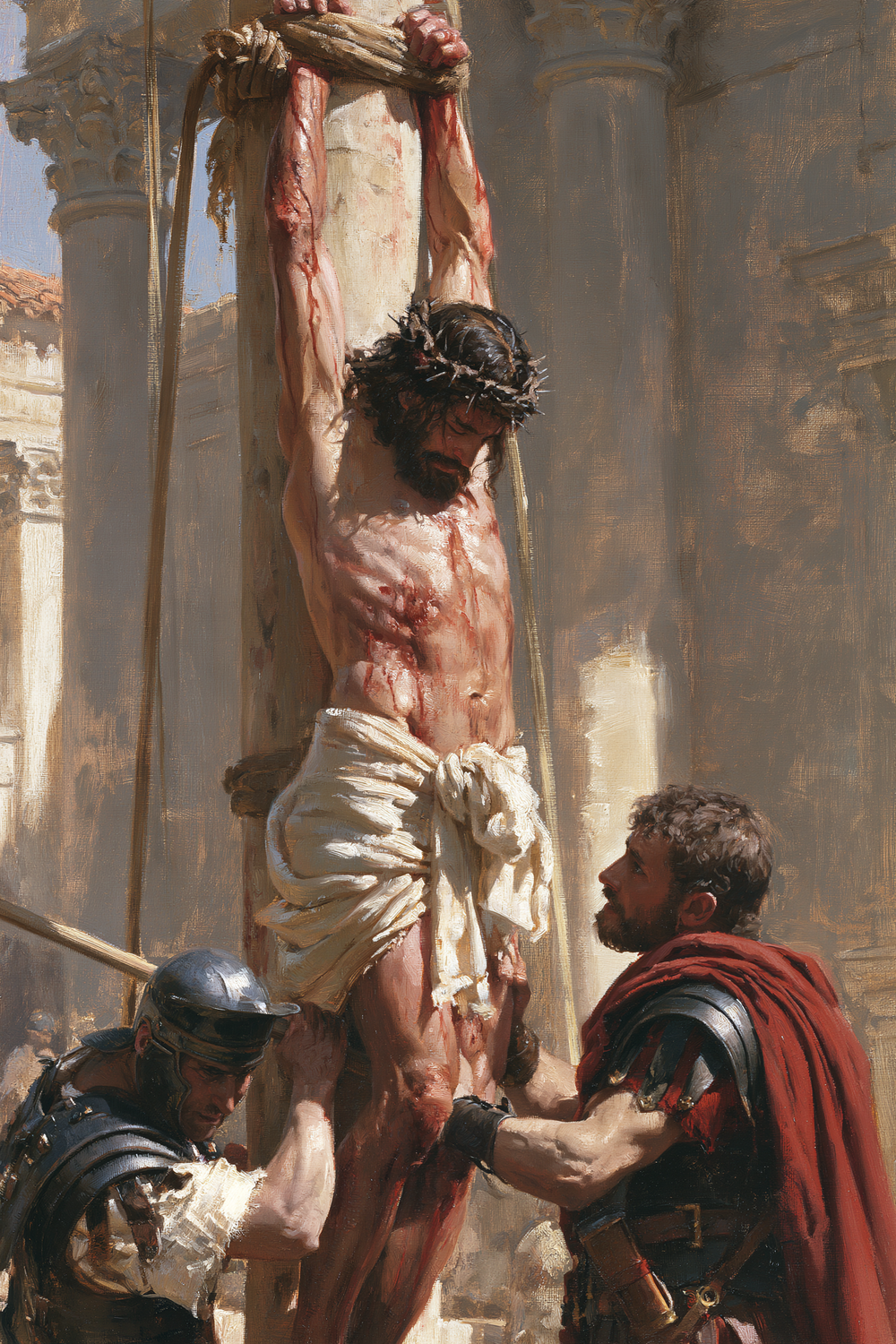 The Flagellation of Christ - Impressionist · Portrait n°9 - אמנות נוצרית