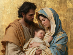The Holy Family — The Hand Holding the Veil