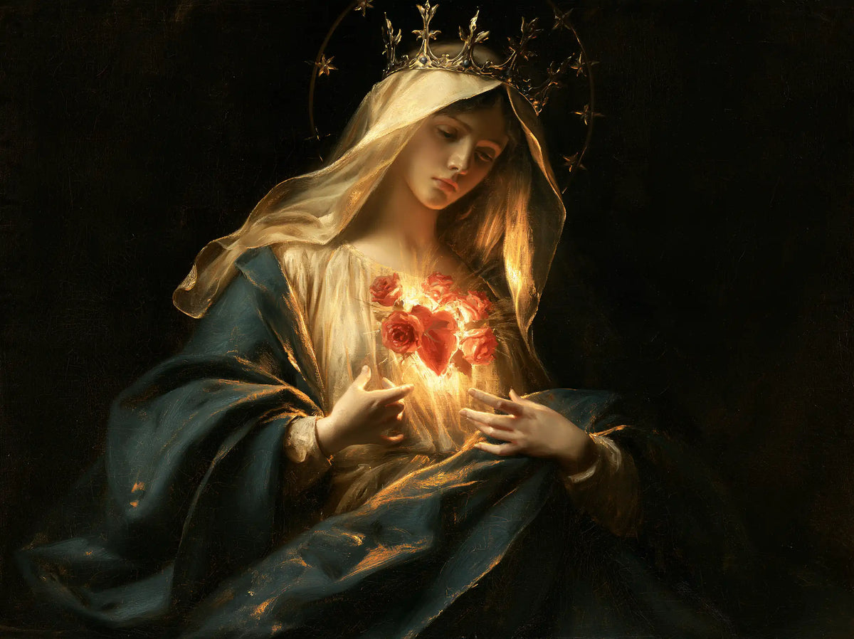 Immaculate Heart of Mary - Black and Gold · Landscape n° 8