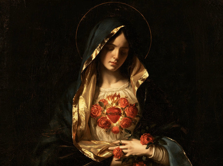 Immaculate Heart of Mary - Black and Gold · Landscape n° 9