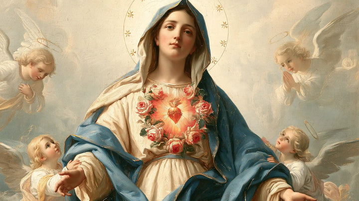 The Immaculate Heart of Mary — Welcome Beneath Praying Wings