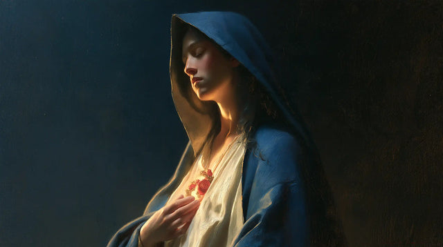 Immaculate Heart of Mary - Midnight Blue Chiaroscuro · Landscape n° 16