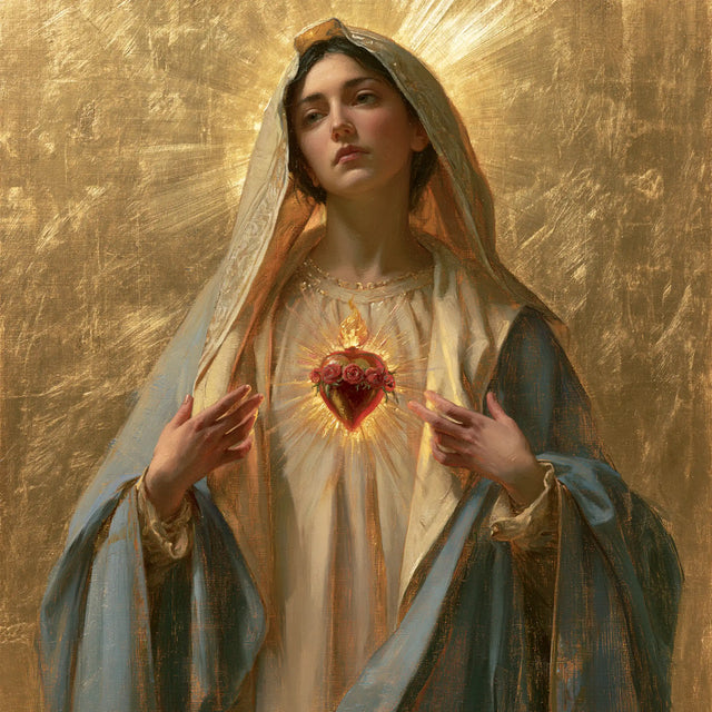 Immaculate Heart of Mary - Sacred Gold · Square n° 1