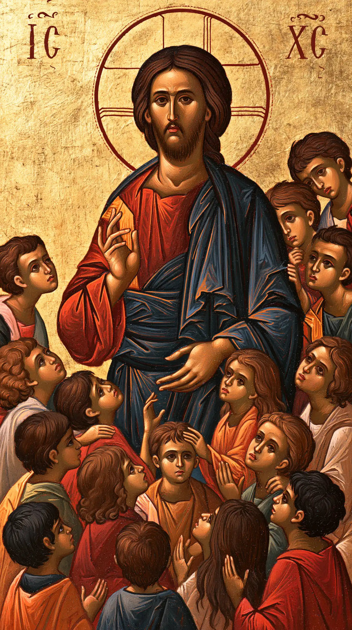 Jesus and the Children - Contemporary Byzantine · Portrait n° 7