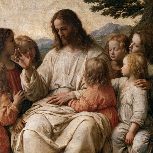 Jesus and the Children — The Little Coral Dress beside the Heart