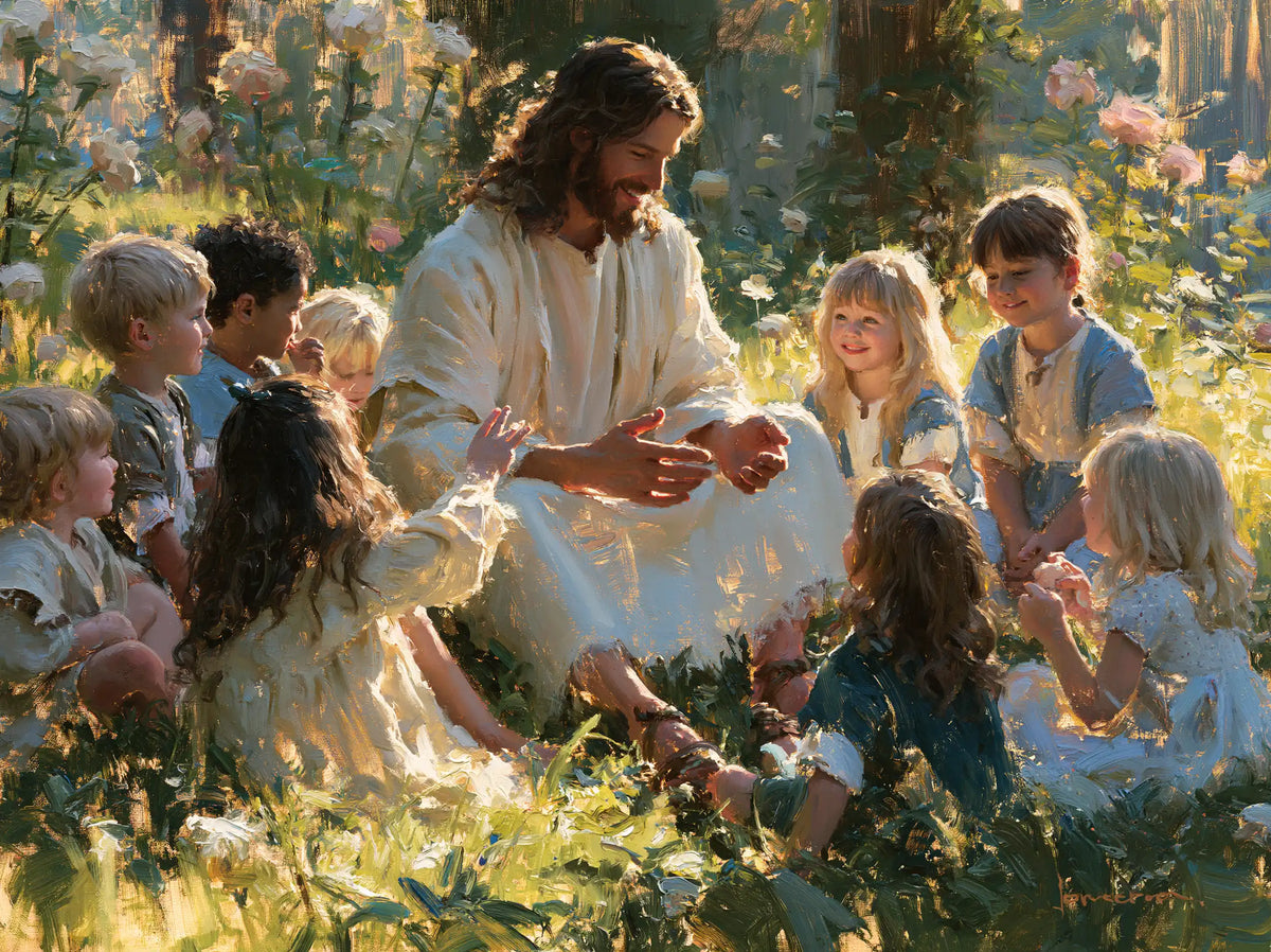 Jesus and the Children — Listening in the Rose Garden