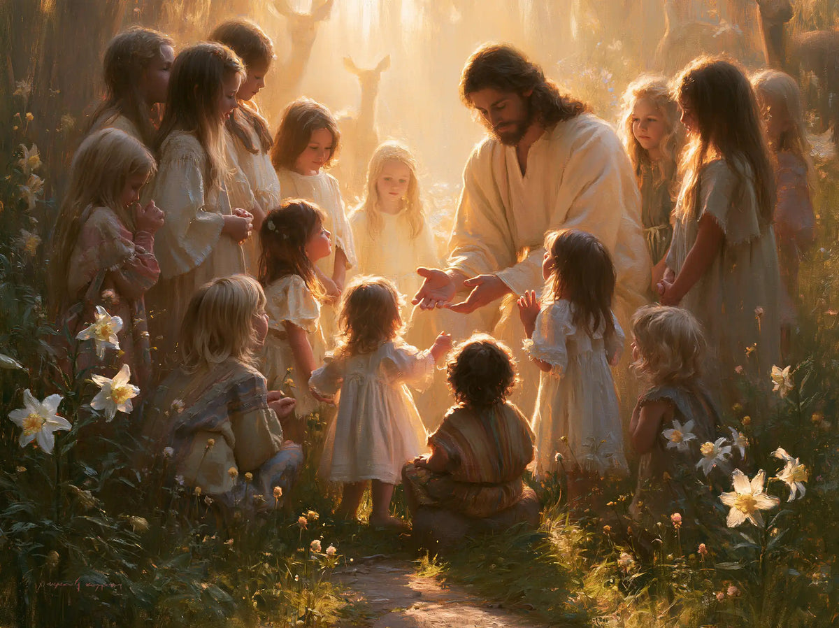 Jesus and the Children — The Garden of Children of Light