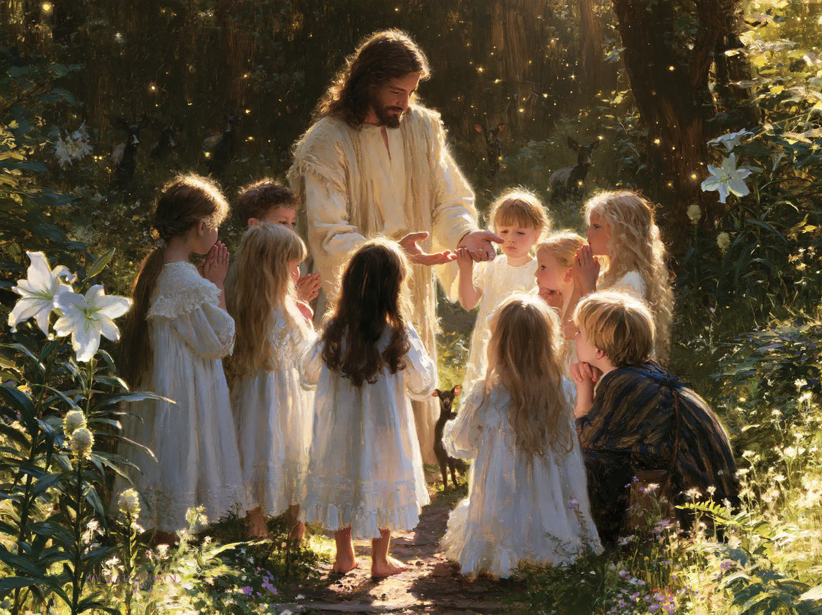 Jesus and the Children — The Meeting on the Lily Path