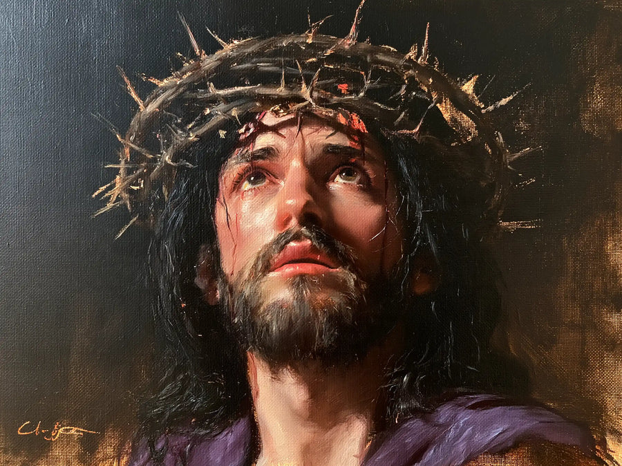 Jesus Crowned with Thorns — The Appeal in Moist Eyes