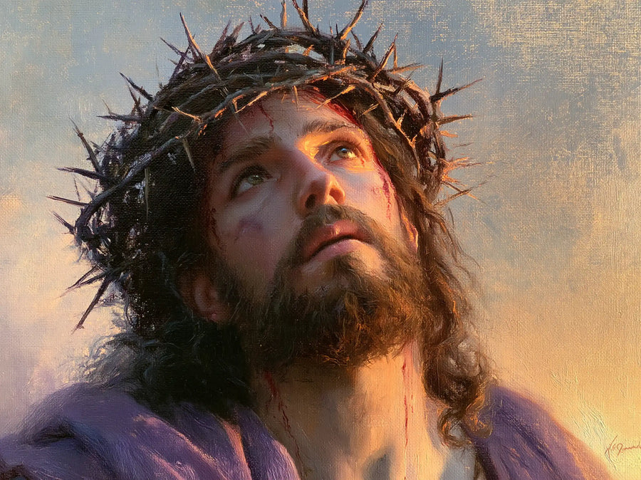 Jesus Crowned with Thorns - Jesus at the Dawn of the Passion · Landscape n° 2