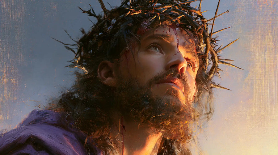 Jesus Crowned with Thorns - Jesus at the Dawn of the Passion · Landscape n° 4