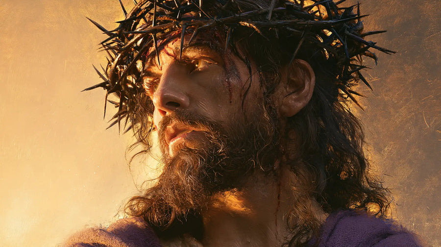 Jesus Crowned with Thorns - Jesus at the Dawn of the Passion · Landscape n° 5
