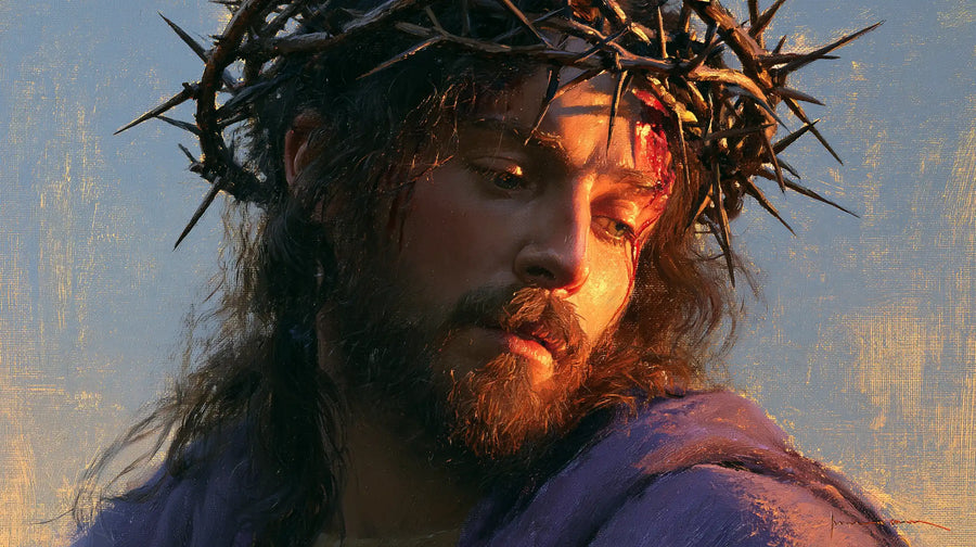 Jesus Crowned with Thorns - Jesus at the Dawn of the Passion · Landscape n° 6