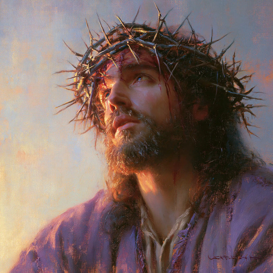 Jesus Crowned with Thorns - Jesus at the Dawn of the Passion · Square n° 1