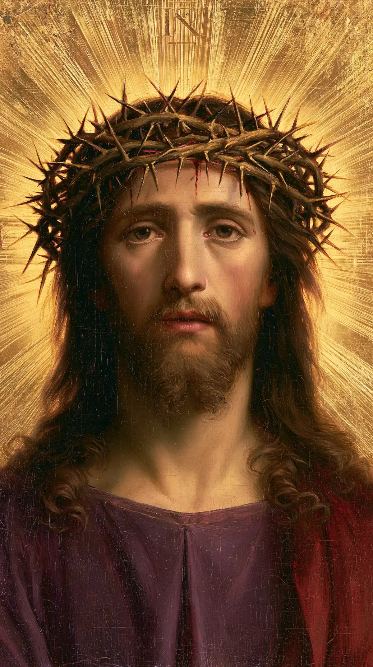 Jesus Crowned with Thorns - Sacred Gold · Portrait n° 2