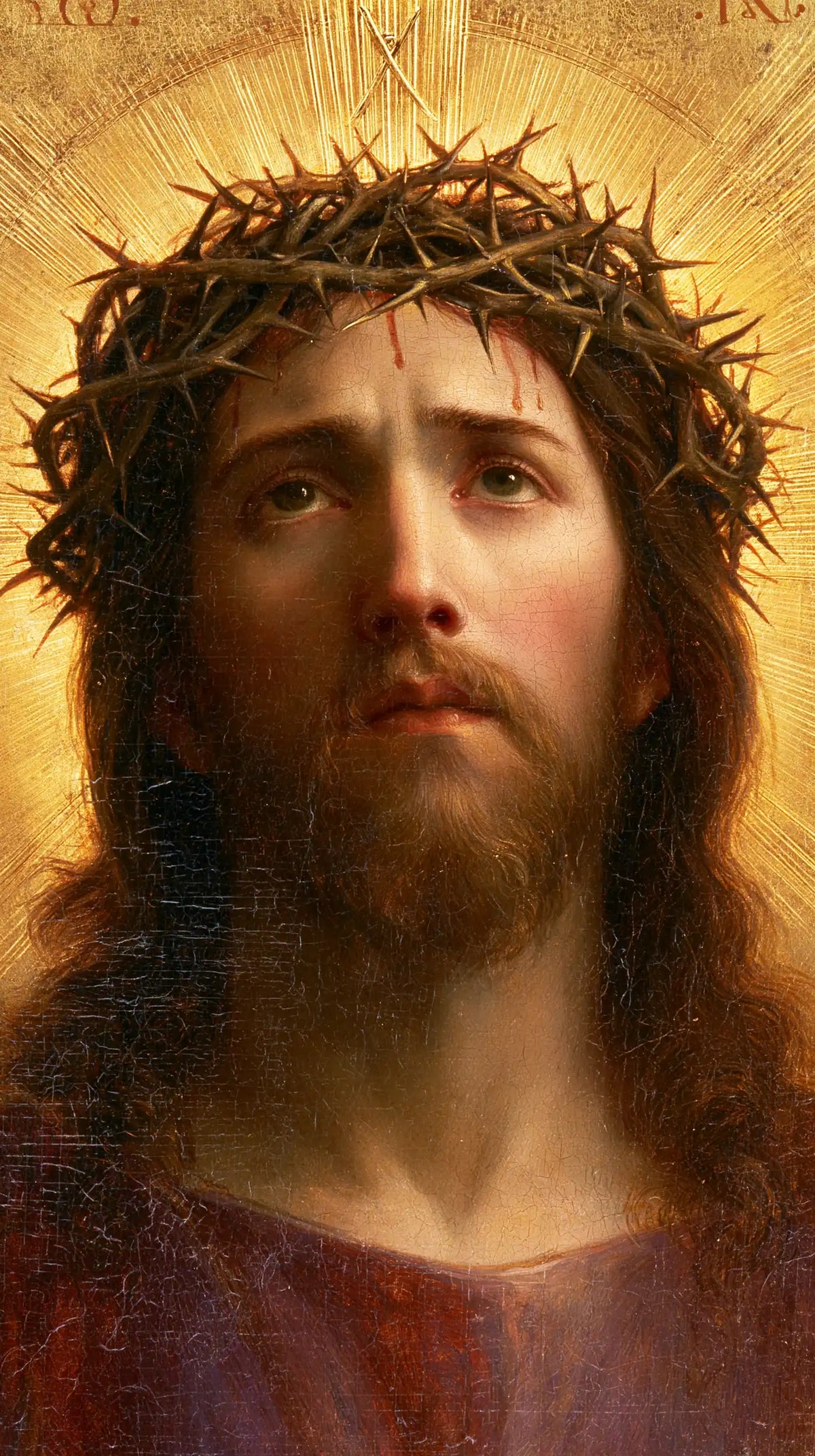 Jesus Crowned with Thorns - Sacred Gold · Portrait n° 3