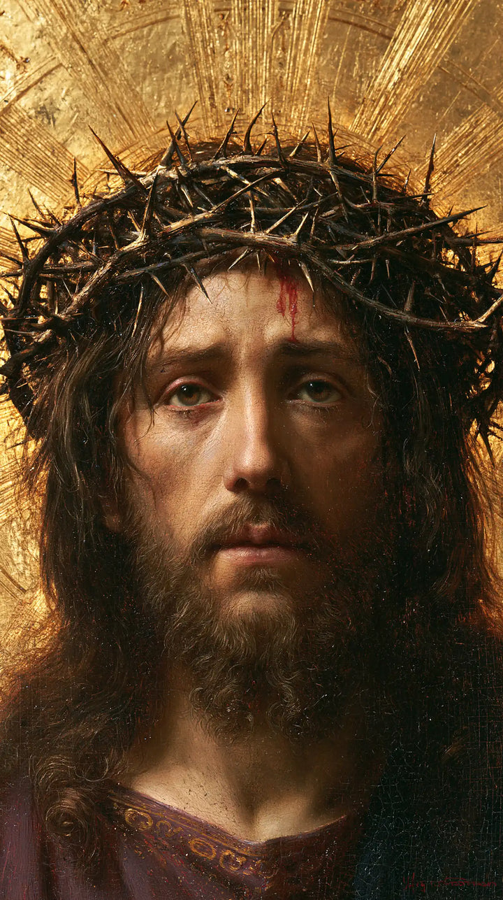 Jesus Crowned with Thorns - Sacred Gold · Portrait n° 5