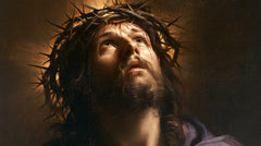 Jesus Crowned with Thorns — The Gaze in the High Brown Opening