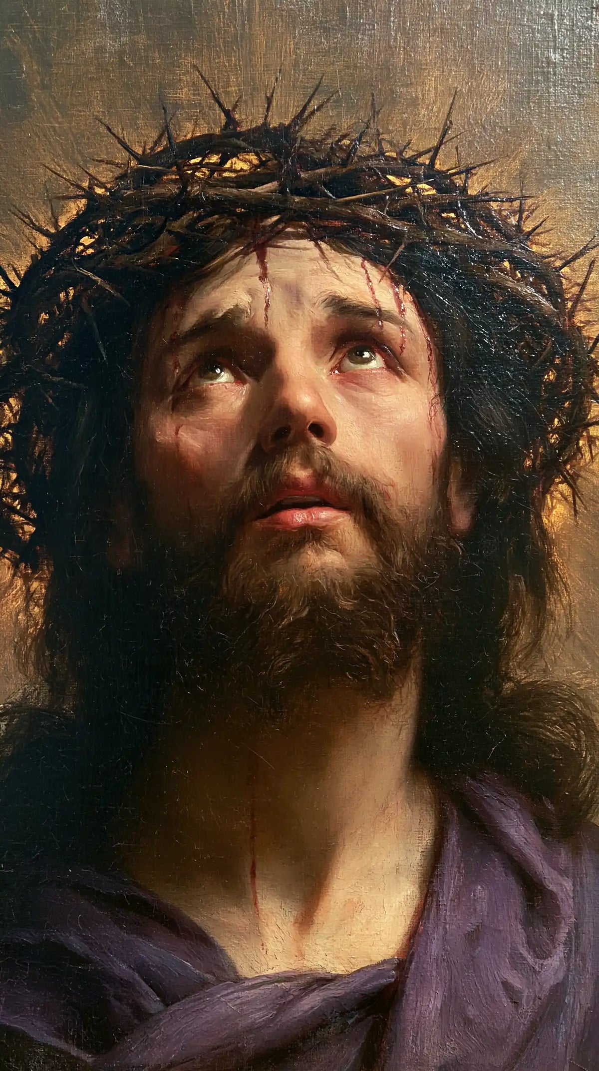 Jesus Crowned with Thorns - Sacred Sorrow · Portrait n° 3