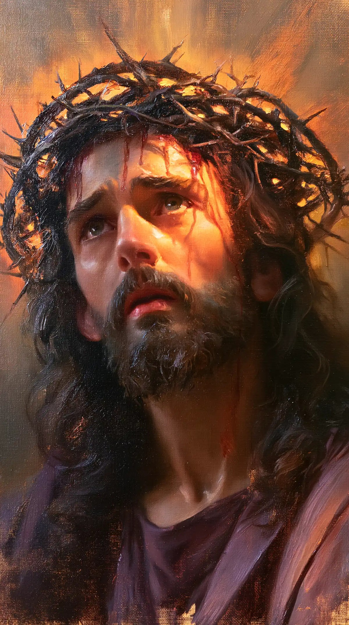 Jesus Crowned with Thorns - Sacred Sorrow · Portrait n° 5