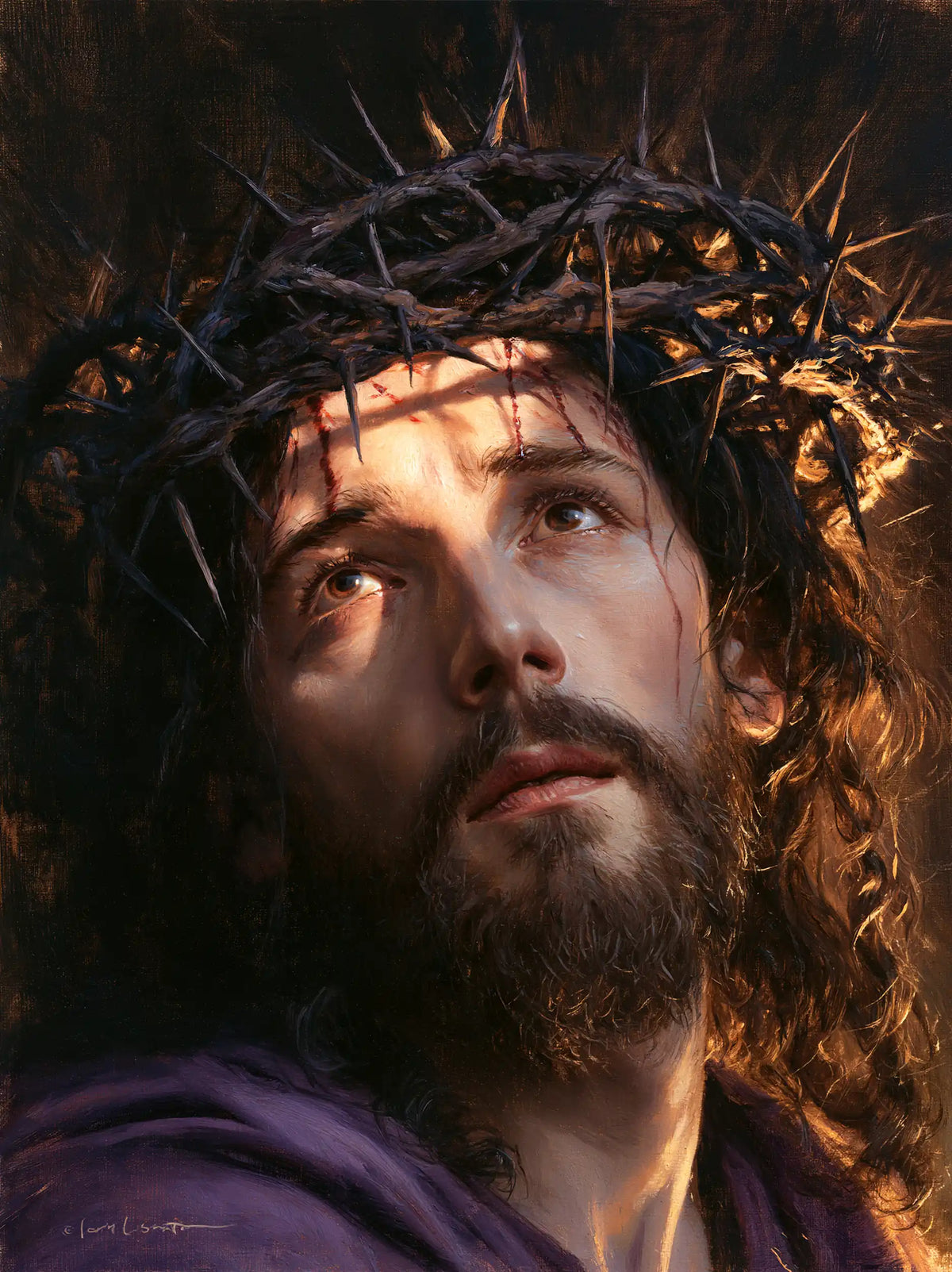 Jesus Crowned with Thorns - Sacred Sorrow · Portrait n° 9