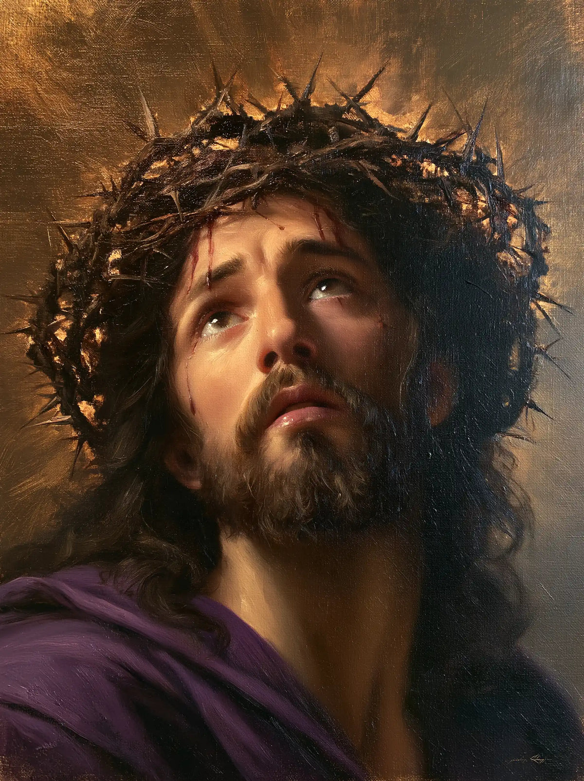 Jesus Crowned with Thorns - Sacred Sorrow · Portrait n° 11