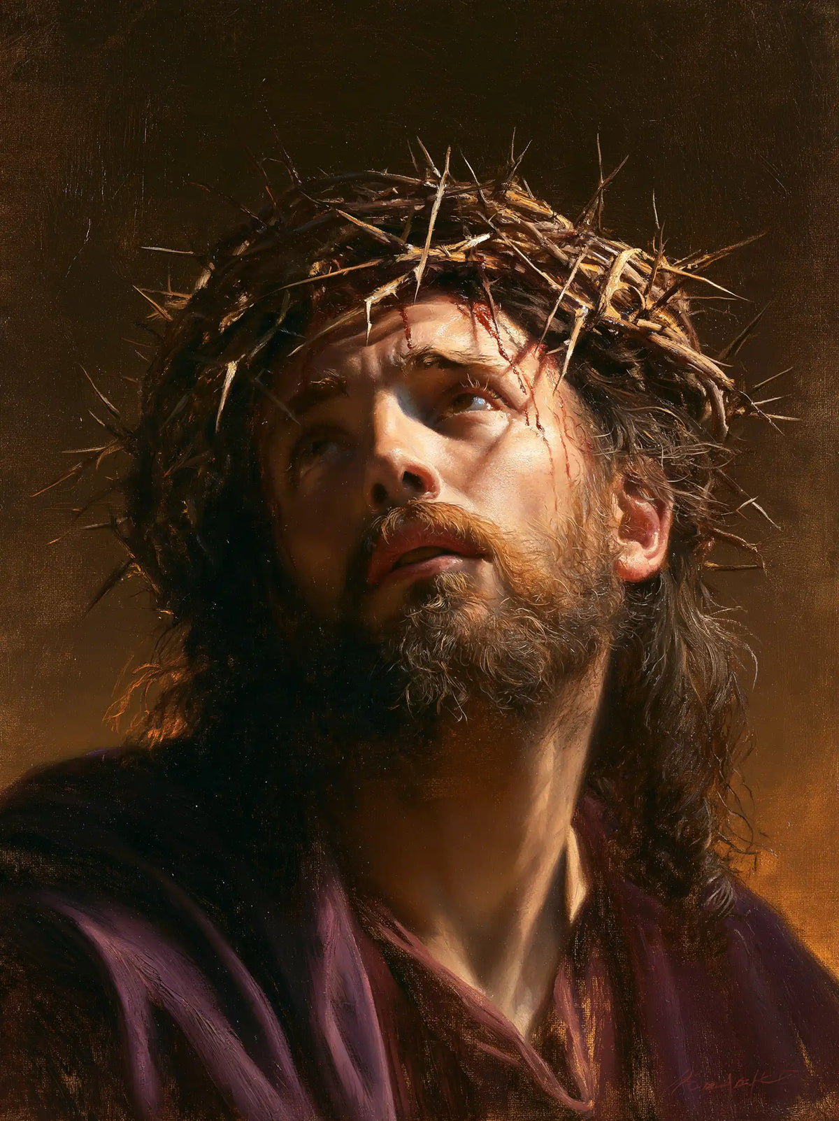 Jesus Crowned with Thorns - Sacred Sorrow · Portrait n° 12