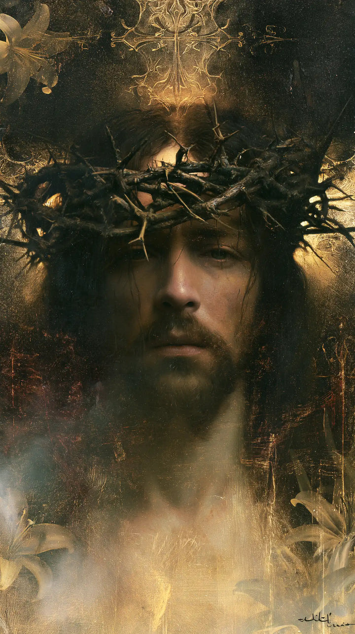 Jesus Crowned with Thorns - Symbolist · Portrait n° 6