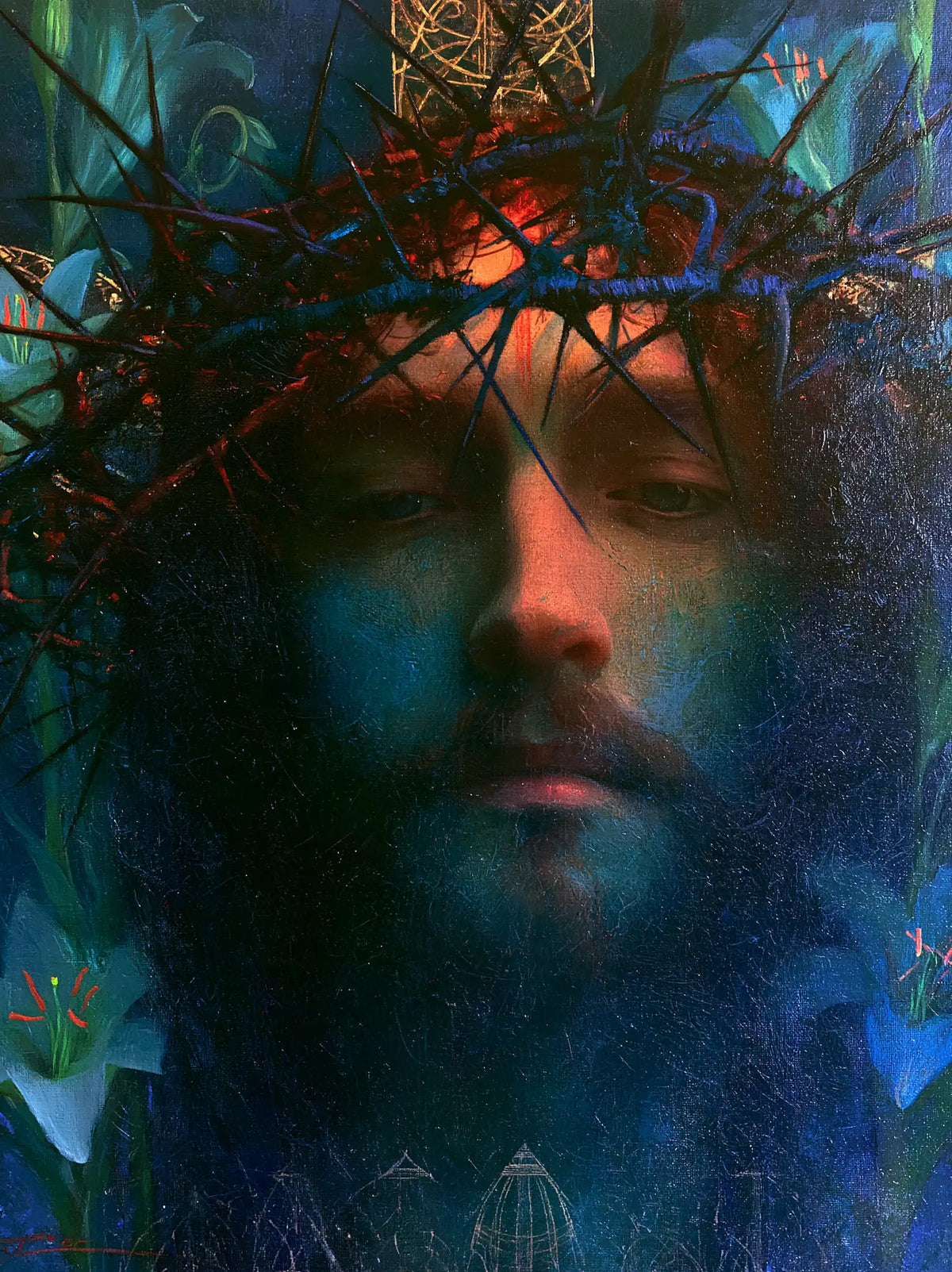 Jesus Crowned with Thorns - Symbolist · Portrait n° 11