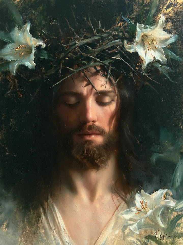 Jesus Crowned with Thorns - Symbolist · Portrait n° 14