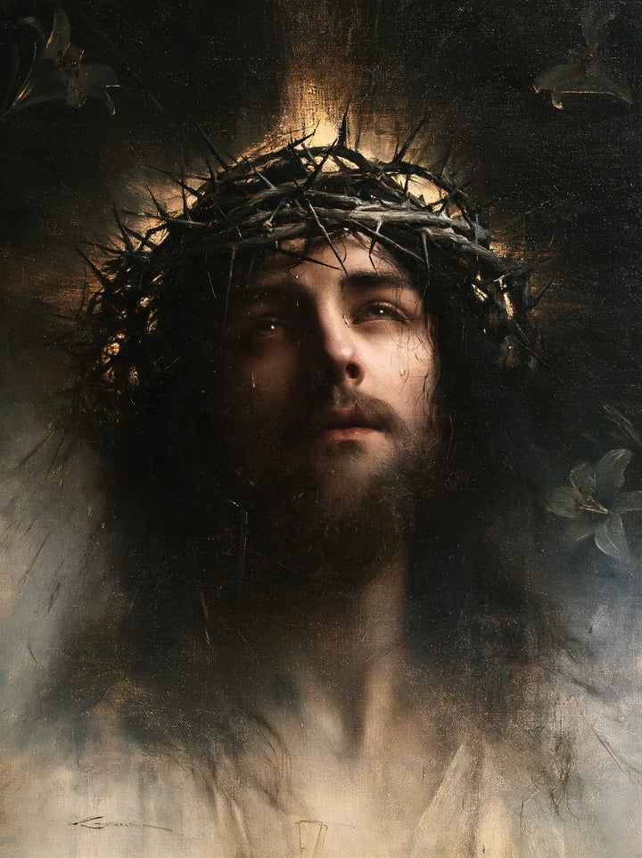 Jesus Crowned with Thorns - Symbolist · Portrait n° 15