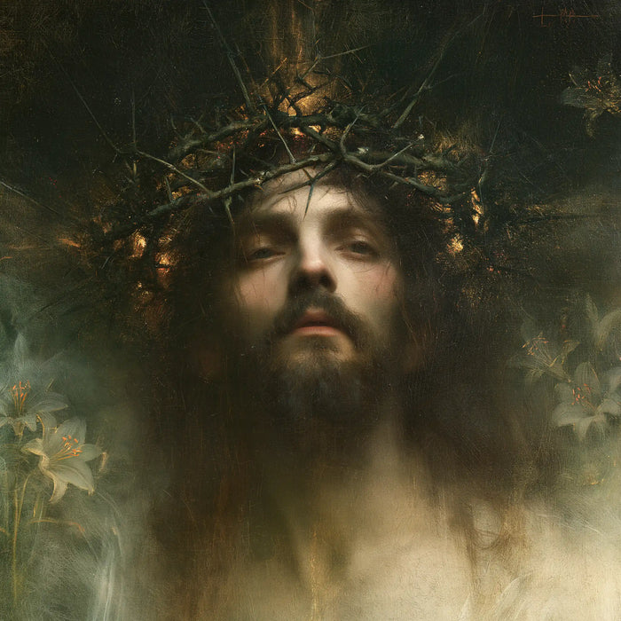 Jesus Crowned with Thorns - Symbolist · Square n° 3