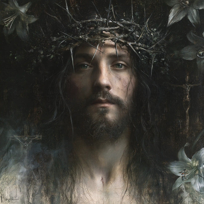 Jesus Crowned with Thorns - Symbolist · Square n° 6