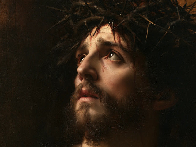 Jesus Crowned with Thorns — The Prayer beneath Tangled Thorns