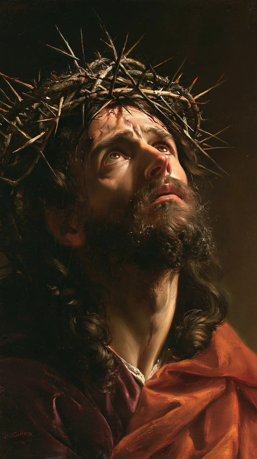 Jesus Crowned with Thorns — The Crown with Vigil Points