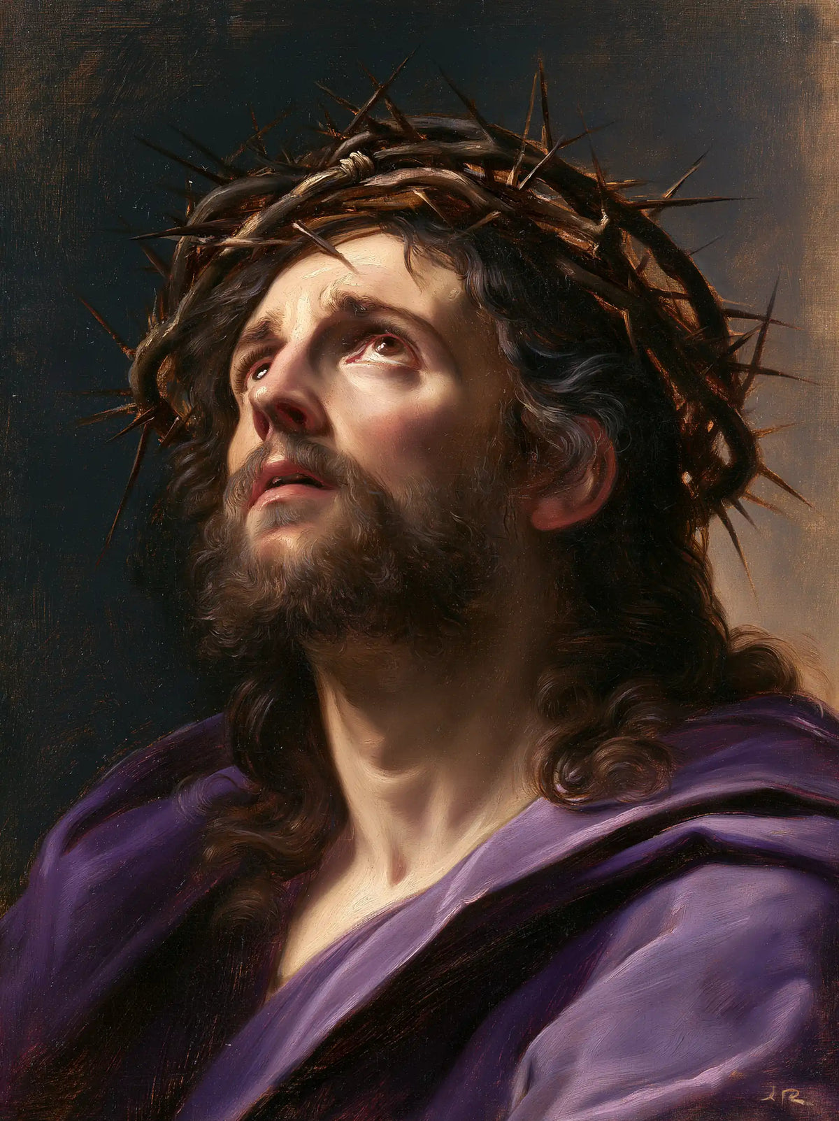 Jesus Crowned with Thorns - Theatrical Baroque · Portrait n° 9
