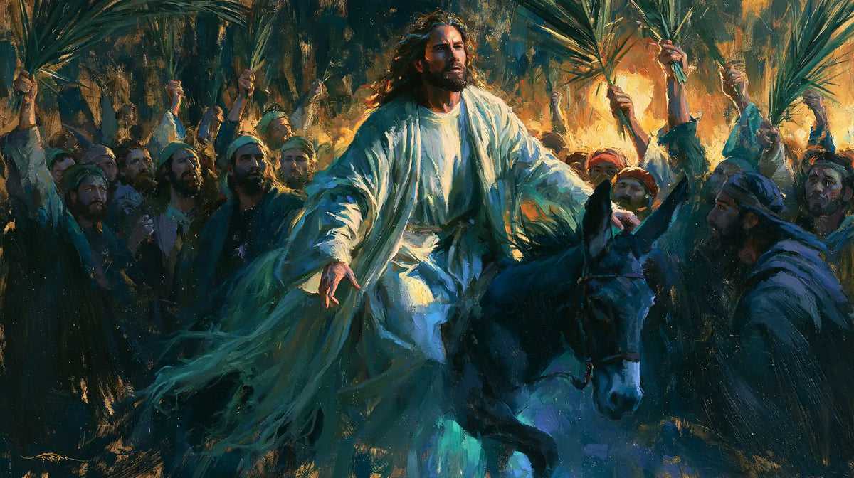 Jesus Enters Jerusalem – Expressionist · Landscape no. 10