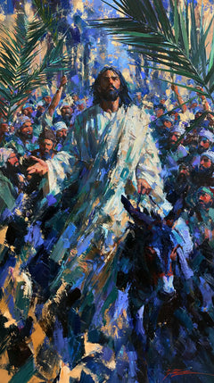 Jesus Enters Jerusalem – Expressionist · Portrait no. 3