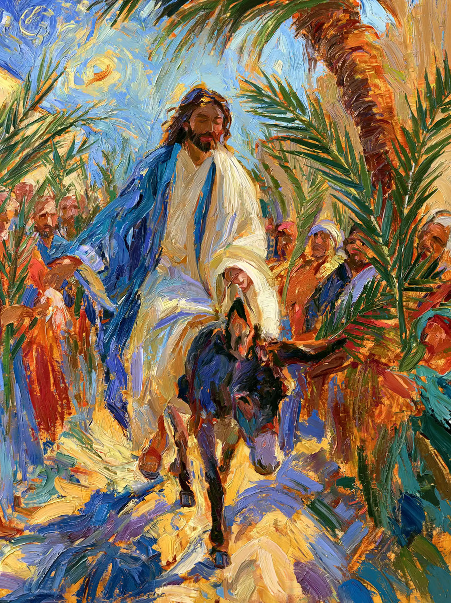 Jesus Enters Jerusalem – Post-Impressionist · Portrait no. 9