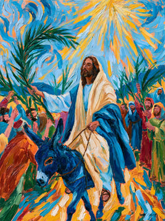 Jesus Enters Jerusalem – Post-Impressionist · Portrait no. 12