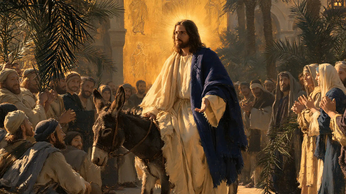 Jesus Enters Jerusalem – Sacred Gold · Landscape no. 12