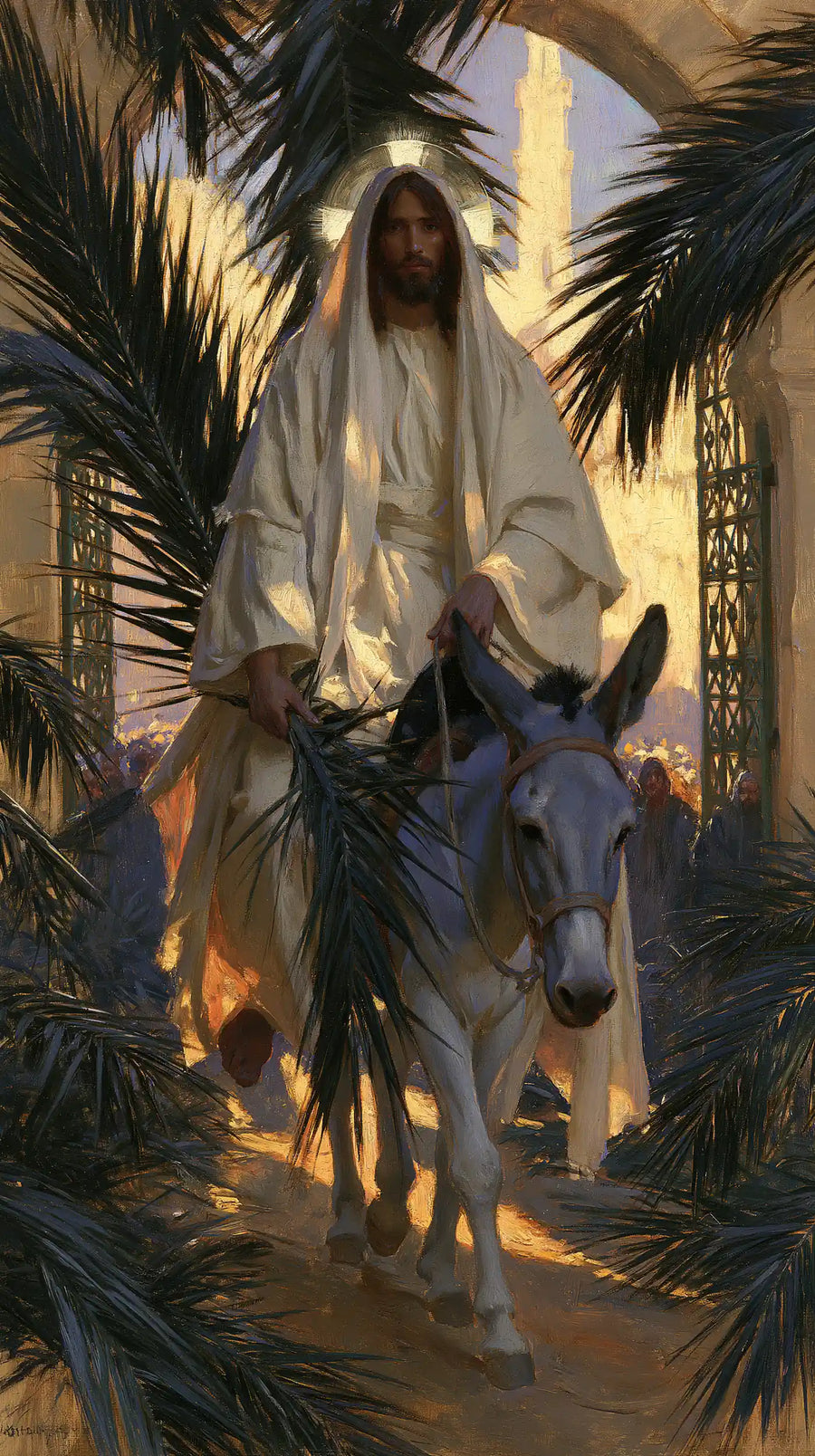 Jesus Enters Jerusalem – Symbolist · Portrait no. 1